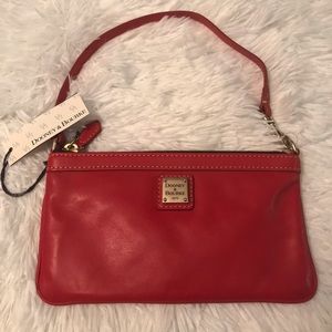Dooney & Bourke Red Leather Wristlet...NWT
